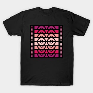 “Dimensional DJ” - V.5 Red - (Geometric Art) (Dimensions) - Doc Labs T-Shirt